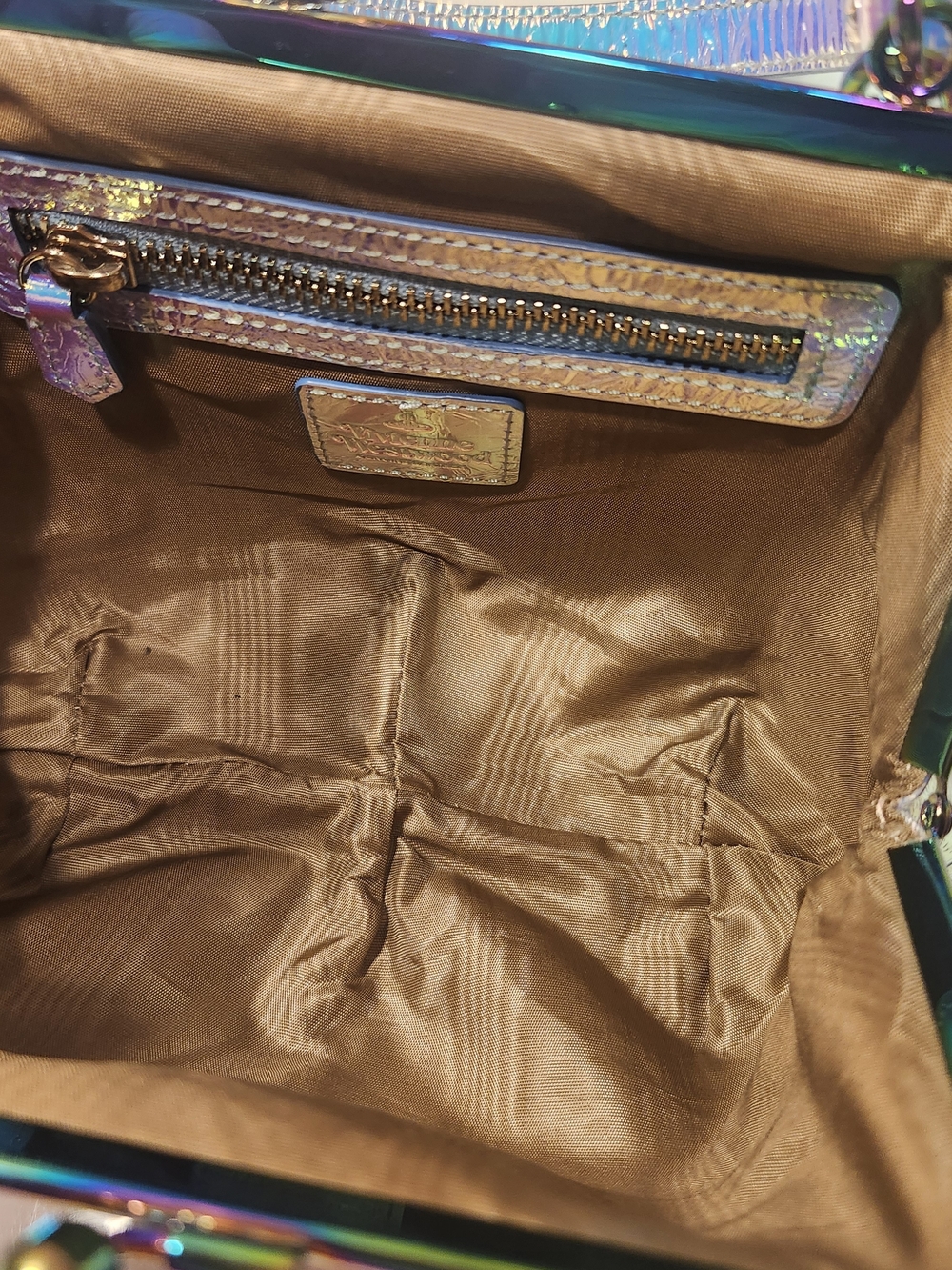 Vivienne Westwood BNIB Iridescent ORB Holographic- Bag - 2019 - Picture 7 of 16